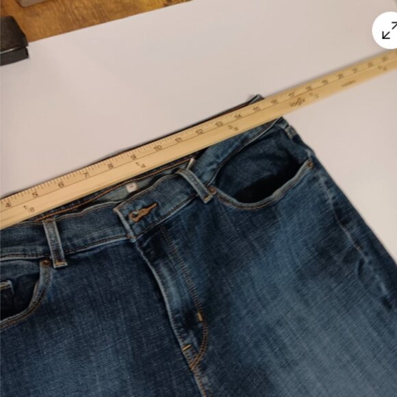 Levi's Classic Boot Cut Jeans Womens 14 Stretch Blue Denim 5 Pocket Style B24 - Picture 7 of 12